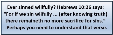 Hebrews 10:26 Meaning