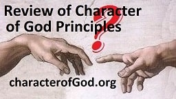 Review of Character of God Principles